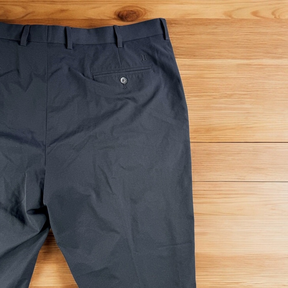 Walter Hagen Golf Pants 40x30 Moisture Wicking Black Dress Club Resort